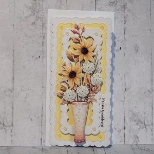 It's Time To Celebrate! Card (d.l sunflower)