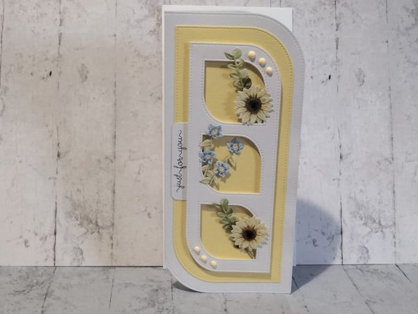 Just for You Card (d.l yellow & white)