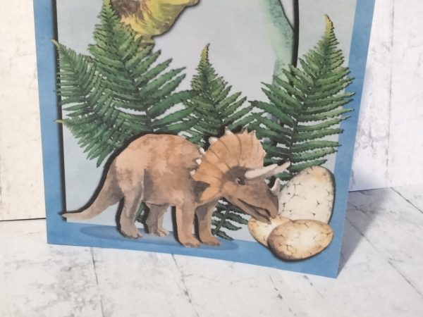 Dinosaur - Happy Birthday Card  (Choice of Personalisation ) - Image 4