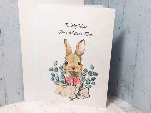 Mother's Day Card (hare) - Image 3
