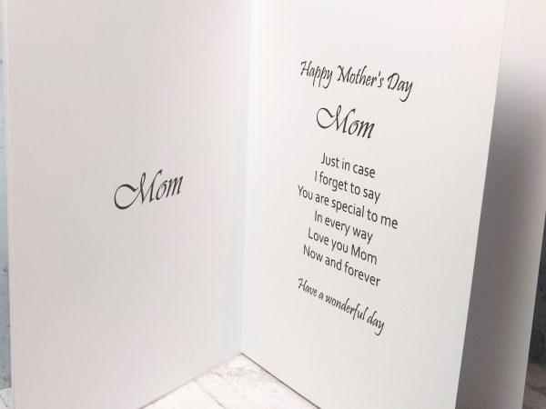 Mother's Day Card (yellow rose) - Image 5