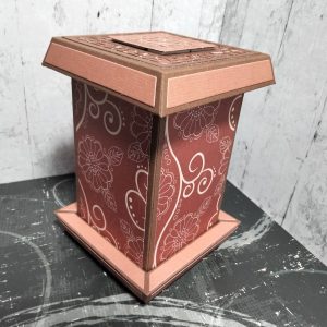 Rectangular Gift Box ( brown patterned )