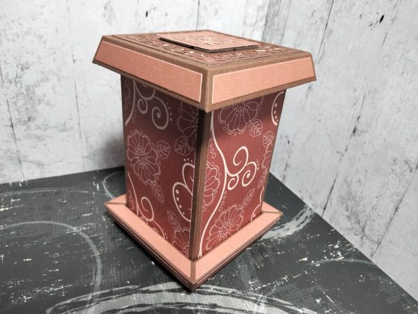 Rectangular Gift Box ( brown patterned )