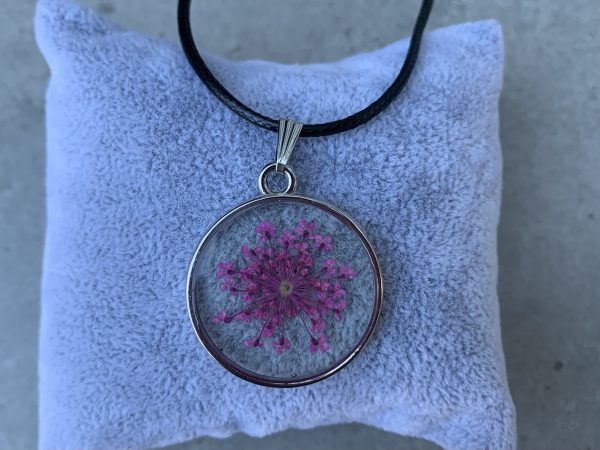 Maria Real Flower Pendant  - Resin