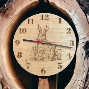 "Hare" Clock
