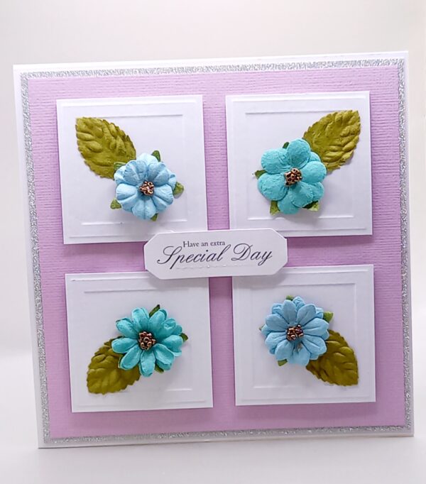 A lovely little 15cm x 15cm any occasion 3D card