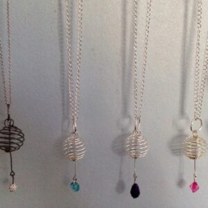 Cage dangle pendants