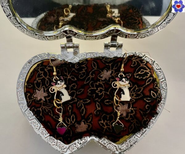 Cat earrings - Image 3