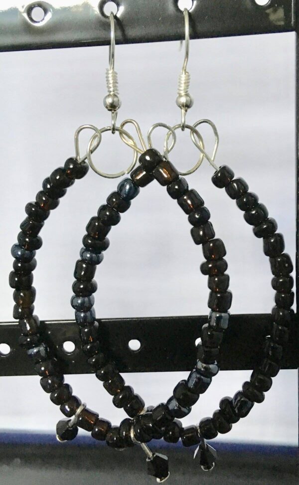 Seed-bead hoops - Image 4