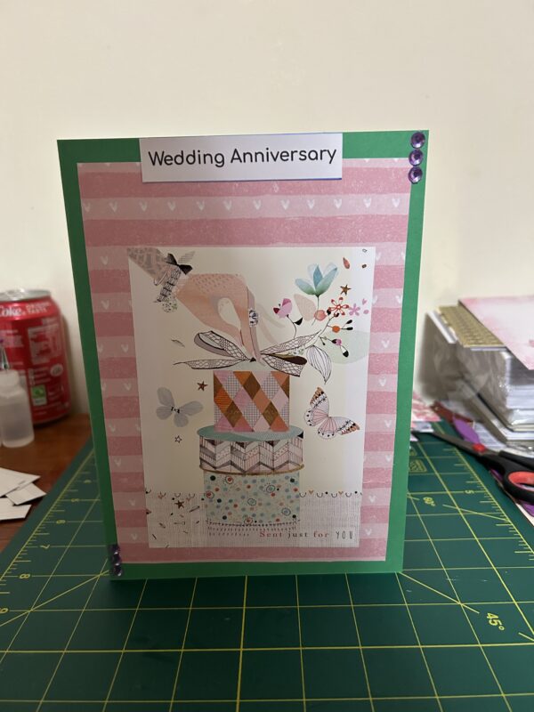 Handmade Greeting Card’s Happy Anniversary - Image 2