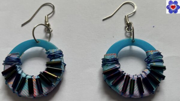 Wire wrapped hoops - Image 5