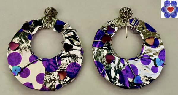 Wire wrapped hoops - Image 4