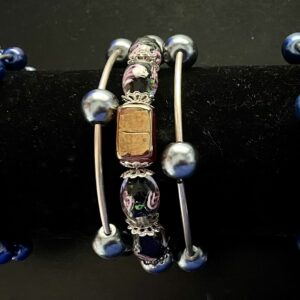 Lampwork beaded bracelet