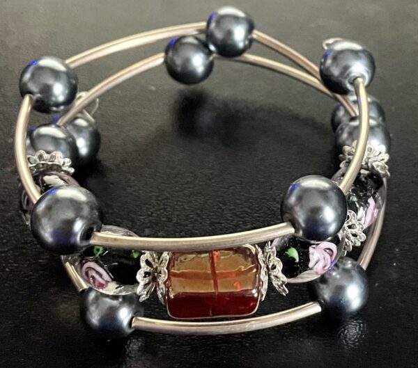 Lampwork beaded bracelet - Image 6