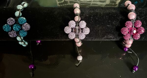 Shamballa flower Bracelet