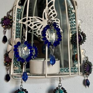 Crystal dangle earrings