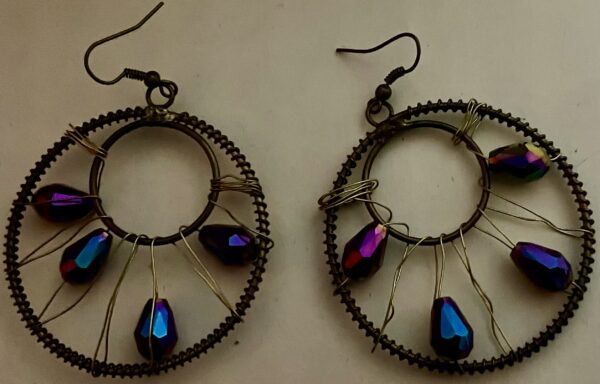 Wire wrapped hoops - Image 2