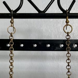 Falling hearts earrings