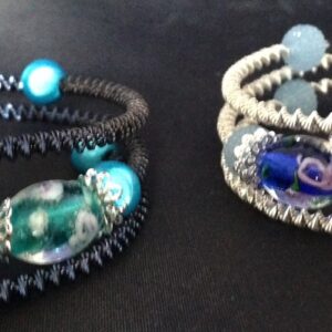 Lampwork twizzle bracelet