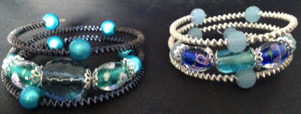 Lampwork twizzle bracelet