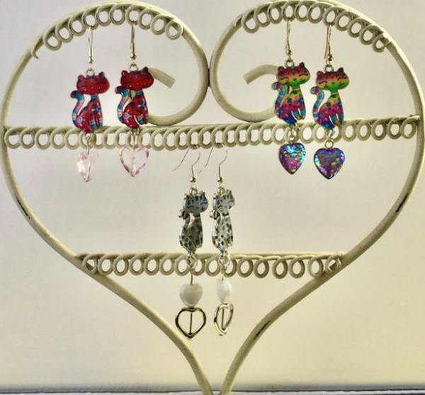 Cat lover earrings
