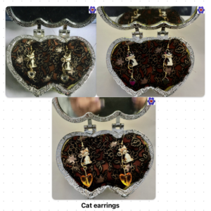 Cat earrings