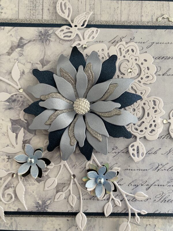 Floral, Powder Blue , any Occasion Card - Image 5