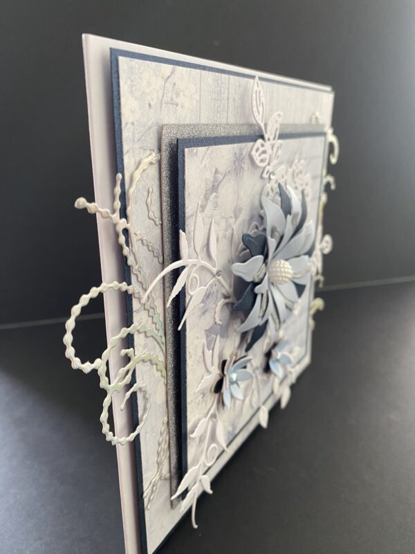 Floral, Powder Blue , any Occasion Card - Image 3
