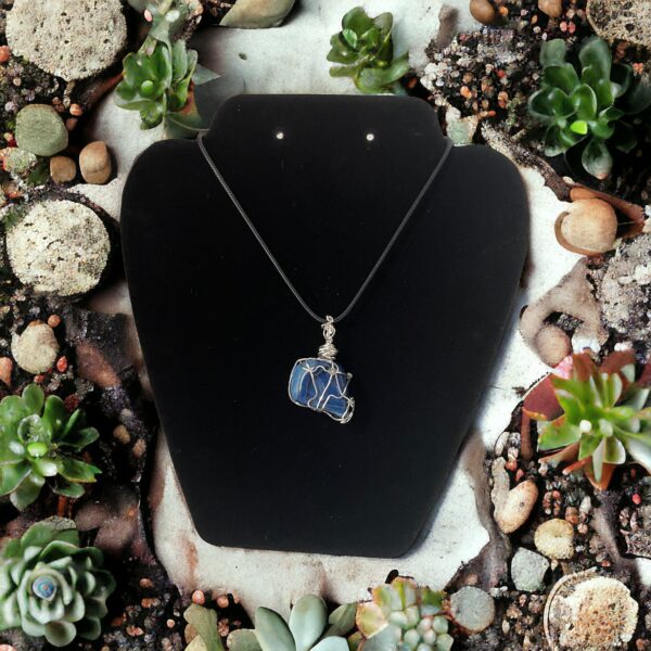 Midnight blue gemstone