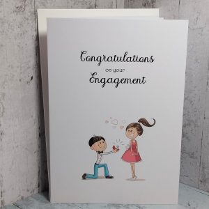Engagement Card ( can be personalised )