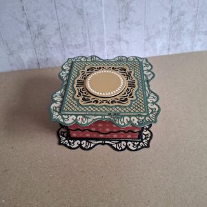 Green And Gold Gift Box