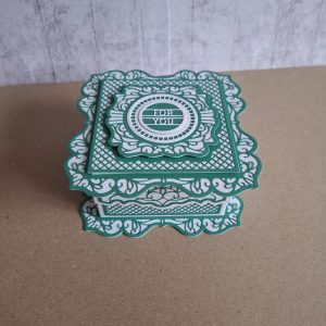 Green And White Gift Box