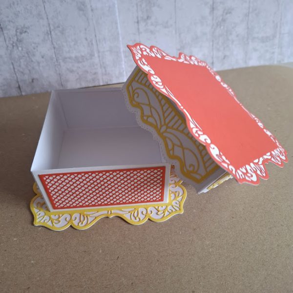 Orange And Yellow Gift Box - Image 2