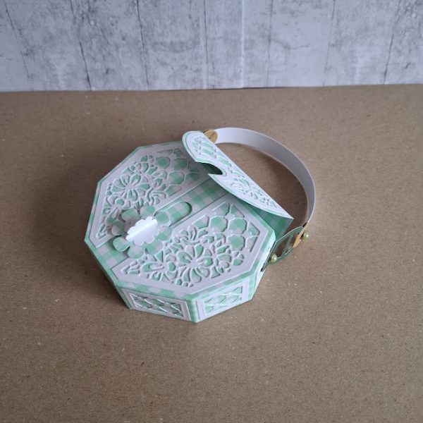 Handbag Gift Bag ( green check ) - Image 2