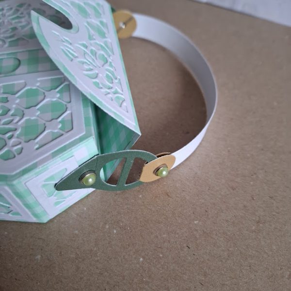 Handbag Gift Bag ( green check ) - Image 3