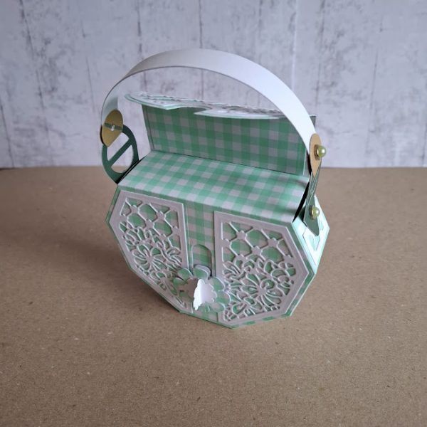 Handbag Gift Bag ( green check ) - Image 4
