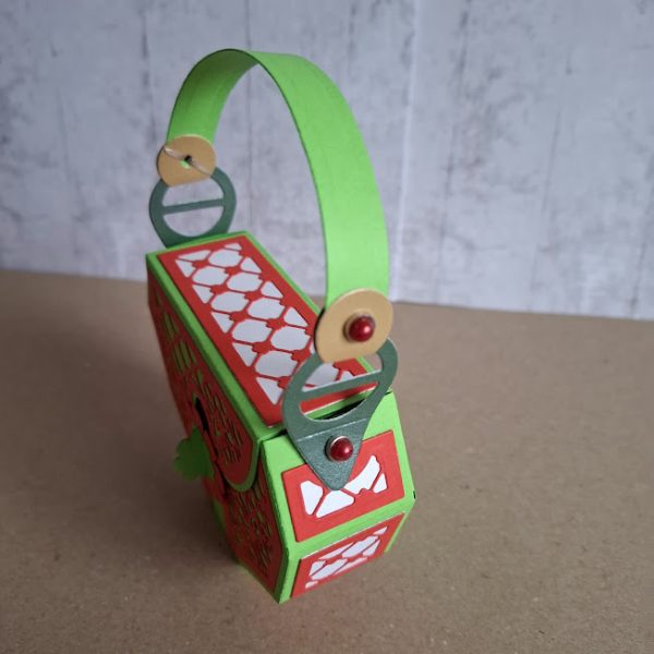 Handbag Gift Bag ( green & red ) - Image 2