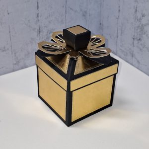 Gold and Black Gift Box