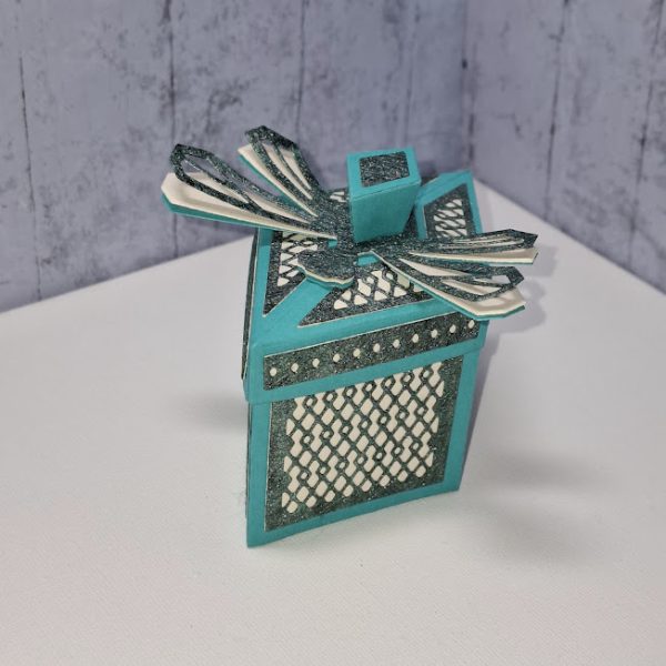 Diamond Style Gift Box ( turquoise ) - Image 2