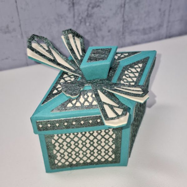 Diamond Style Gift Box ( turquoise )