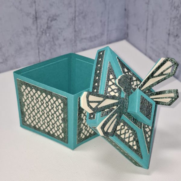 Diamond Style Gift Box ( turquoise ) - Image 3