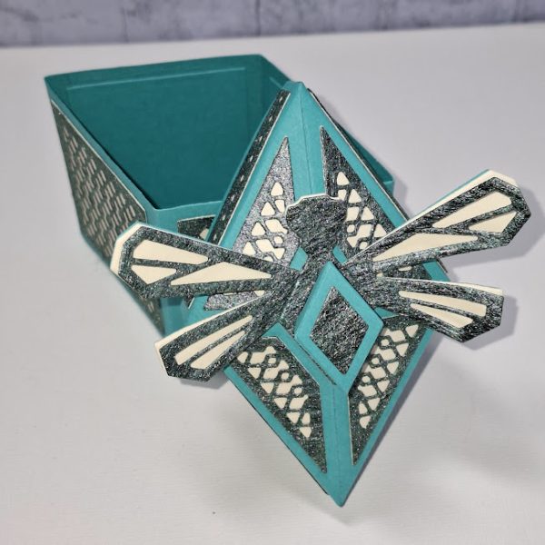 Diamond Style Gift Box ( turquoise ) - Image 4