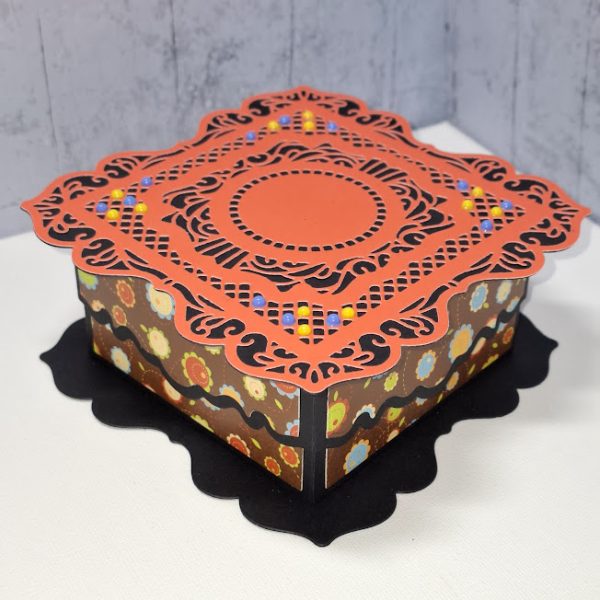 Orange and Black Gift Box