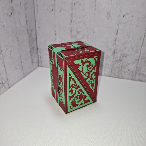 Green-Deep Red - Rectangular Gift Box - Image 2