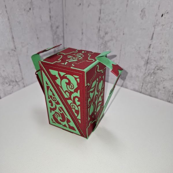 Green-Deep Red - Rectangular Gift Box - Image 3