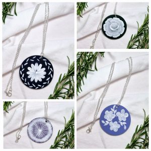 Moonlit Florals Collection - Pendant necklace