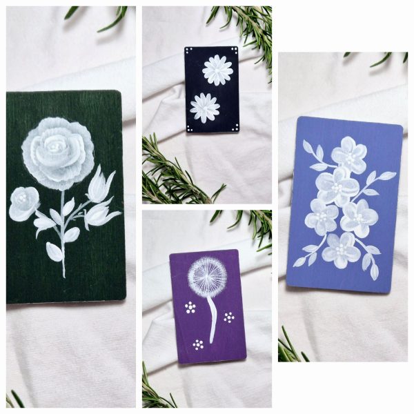 Moonlit Florals Collection - Fridge magnet