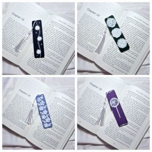 Moonlit Florals Collection - Bookmark