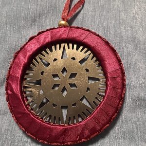 Handmade Christmas snowflake hanging decoration