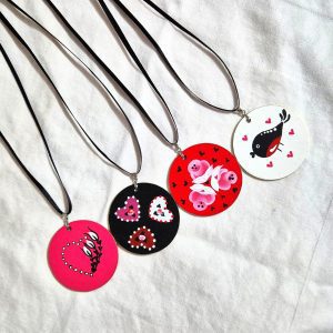 Heart & Flowers Collection - Pendant necklace